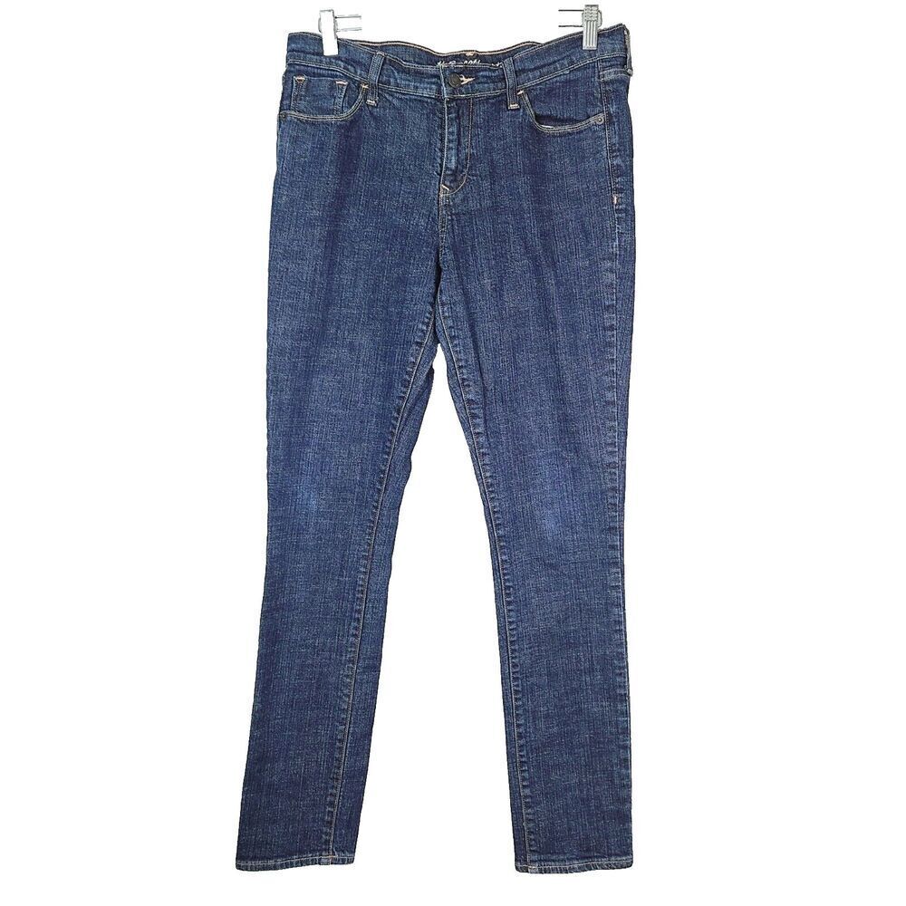 Old Navy The Sweetheart Jeans 10 Long Blue Medium Wash Mid‎ Rise Slim Fit Denim